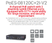 תמונה של מתג Provision 8PORT POE Switch 10/100 incl 2 Uplink