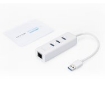 תמונה של USB 3.0 to Gigabit Ethernet + USB HUB 3-port USB 3.0