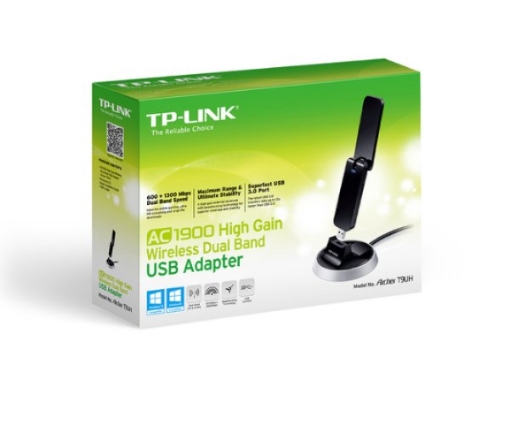 תמונה של מתאם רשת TP-link AC1900 High Gain Wireless Dual Band USB Adapter