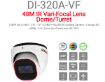 תמונה של מצלמת כיפה Provision AHD DI-320A-VF 2MP Vari-Focal 40M IR