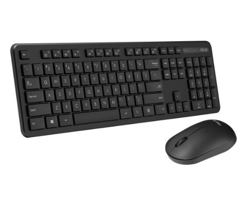 תמונה של סט אלחוטי 3 שפות ASUS CW100 KEY+MOUSE HEBREW ENGLISH ARABIC