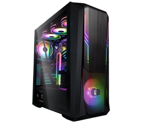 תמונה של מארז Cooler Master MASTER BOX 500 ARGB FineMesh panel Side Glass