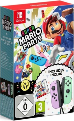 תמונה של Super Mario Party JoyCons (Pastel Purple/ Pastel Green) ללא משחק !! נינטנדו