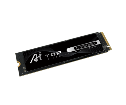 תמונה של דיסק פנימי עמיד במיוחד Gigabyte AI TOP SSD PCIe 4.0 100E 2TB