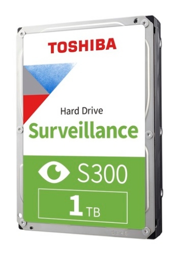 תמונה של TOSHIBA *BULK* S300 Surveillance HDD 1TB (CMR)