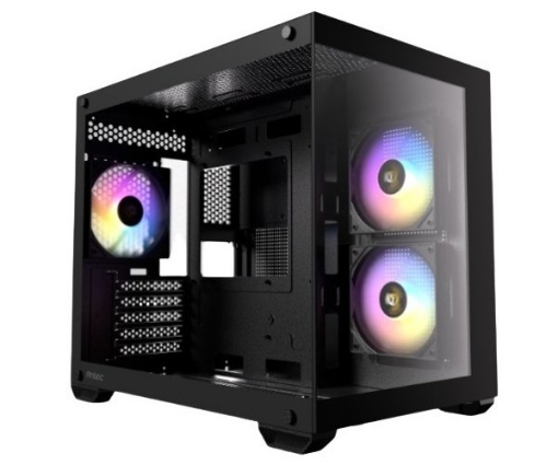 תמונה של מארז Antec CX600M RGB Black Mini Tower tempered glass panel