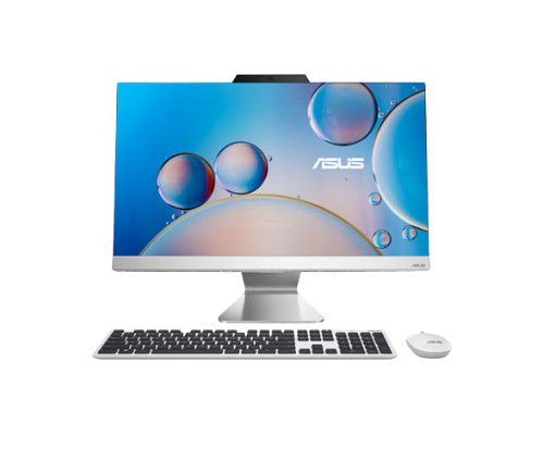 תמונה של נייח ASUS AIO A3402 Core 3 100U 8GB 512nvme 23.8 FHD DOS White