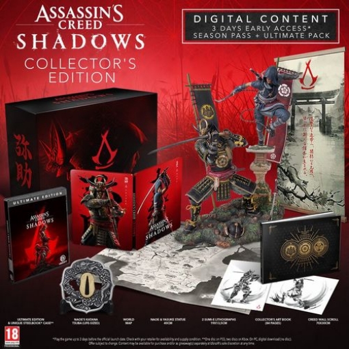 תמונה של XBOX SERIES X ASSASSINS CREED  SHADOWS COLLECTOR EDITION הזמנה מוקדמת