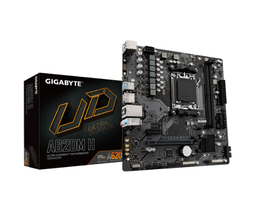 תמונה של לוח למעבדי Gigabyte A620M H DDR5 mATX DP HDMI AM5 AMD