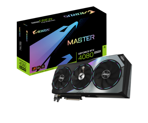 תמונה של כרטיס מסך AORUS GeForce RTX 4080 SUPER MASTER 16GB