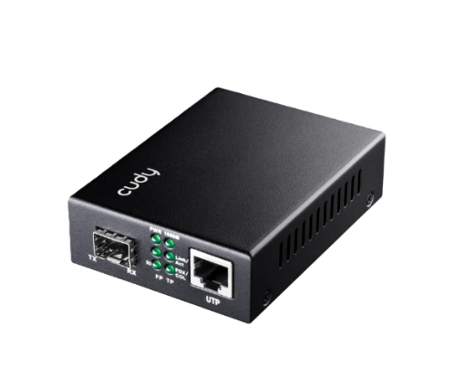 תמונה של ממיר חיבור רשת אופטי CUDY Gigabit Media Converter MC220