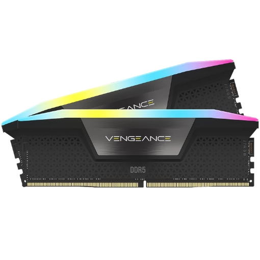 תמונה של זכרון לנייח Corsair DDR5 32GB (2x16GB) 8000 CL36 Vengeance RGB Black