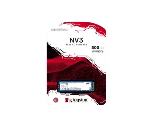 תמונה של דיסק פנימי Kingston NV3 500GB NVME GEN 4.0 M.2 2280 5000/3000Mb/s