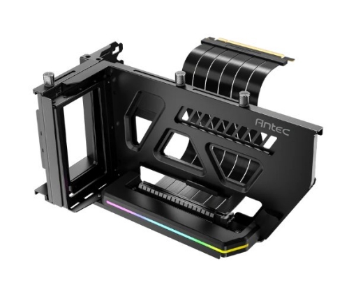 תמונה של כבל ותושבת לכ. מסך Antec SHIFT ARGB - Vertical GPU Bracket Black