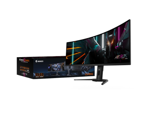 תמונה של מסך AORUS CO49DQ Ultra-Wide DQHD OLED 0.03ms 144Hz KVM HDR