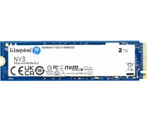 תמונה של דיסק פנימי Kingston NV3 2TB NVME GEN 4.0 M.2 2280 6000/5000Mb/s