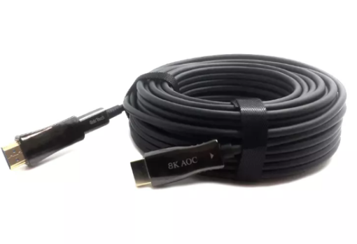 תמונה של כבל סיב אופטי חד כיווני להשחלות HDMI 50M v2.1 8K FiberOptic