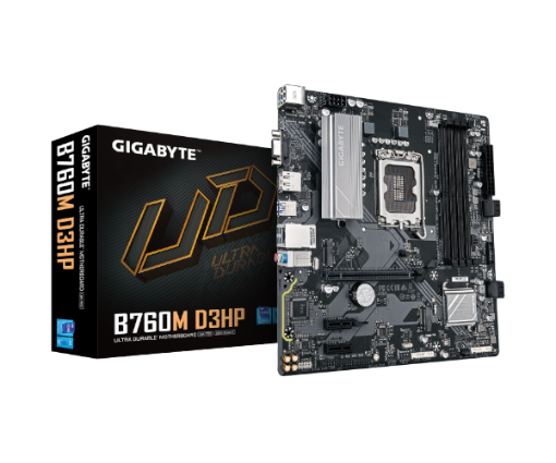 תמונה של לוח אם אינטל Gigabyte B760M D3HP DDR5 VGA HDMI DP LGA1700