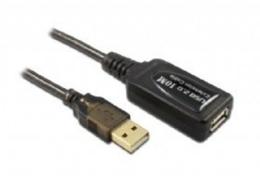 תמונה של כבל מאריך עם מגבר 10 מטר USB 2.0